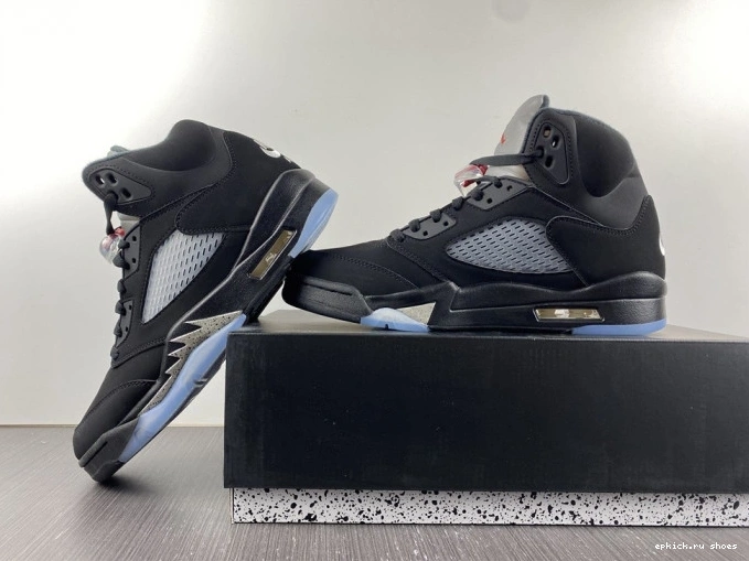Rep 845035-003 Metallic (2016) Retro Black Jordan 5 0825